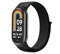HIEHGN Braccialetto per Mi Band 10 9 8 5 4 3 Cinturino in nylon Sport Watch Cinturino da polso per Mi Band 8 Cinturino da polso per Xiaomi Mi Band 7 8, Nero 01, per Mi Band 8 9 10