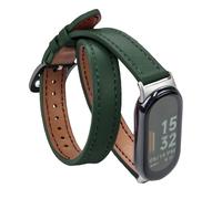 HIEHGN Cinturino in pelle per Mi Band 8, cinturino da polso Xiaomi Mi Band 9, cinturino di ricambio per Miband 8, braccialetto sportivo NFC, verde, per Miband 8 9
