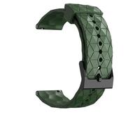 HIEHGN Cinturino in silicone da 20 22 mm per Polar Vantage V3 M2/M Grit X Pro Titan Sport Wristband per Polar Ignite 3 2 Unite Pacer Band Bracelet, verde militare 1,20 mm