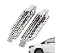 Hiemible Aereazione Laterale per Auto,2 Pezzi Copertura Decorativa Presa Aria | Adesivo Decorativo per Deflettori Laterali | Accessorio per Veicoli Auto e Camion