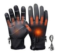 Hiemible Guanti da Lavoro Riscaldati,Riscaldatore Mani Touchscreen - Guanti Da Sci E Neve Con Controllo Temperatura A 3 Livelli - Alimentazione USB Per Outdoor Caccia Campeggio Escursionismo