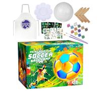 Hiemible Kit Pittura Per Lampade,Luce Da Scrivania 3D Pallone Da Calcio Da Dipingere - Kit Creativo Per Dipingere Lampade Per Bambini - Per Amanti Del Calcio Bambini Adulti Festa Halloween Compleanno