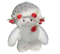 Hiemible Peluche Di Agnello Bambino - 30 cm Bambola Morbida, Coccolosa e Abbracciabile,Peluche a Forma di Pecorella - per la Camera da, il Soggiorno, il Divano, Sofà, Auto, la Camera dei Bambini