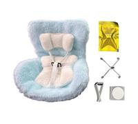 Hiemible Seggiolino Auto per Bambole,Seggiolino Auto per Bambole Neonato | Sedia in Peluche Carina da 17 cm per Bambini Ragazze Donne Collezione Decorazione Veicolo Viaggio e Gioco