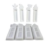 Hiemible Stampo In Silicone Per Porta Soldi,Forme Per Decorazione Da Colata A 4 Cavità - Stampo Porta Contanti Antiaderente - Per Le Feste In Aula Per L Artigianato Durante Le Riunioni E Per La Colata