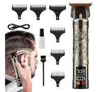 Hiemible Tagliacapelli Per Uomini,Accessori Rifinitura Con Guide Per Precisione | Kit Toelettura Senza Fili Per Padri Figli Barbieri E Ragazzi