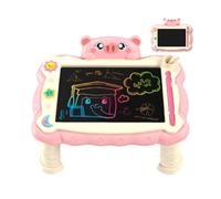 Hiemible Tavoletta LCD per Scrivere per Bambini, Tavoletta Doodle Cancellabile, Strumento di Apprendimento Interattivo, Tavoletta Scrittura LCD con Supporto per la Pratica della Scrittura a Mano per