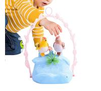 Hiemible Uccelli Giocattolo per Bambini - Uccellino Canarino Sensore Attivato dalla Voce - Figura Animale Interattiva per Giochi Interni Esterni e Regalo Feste per Piccoli