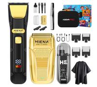 HIENA Pro Fessional - Set di tagliacapelli da uomo, kit tagliacapelli senza fili, set di tagliacapelli e tagliaorecchie, tagliaorecchie e kit di strumenti per la cura del naso