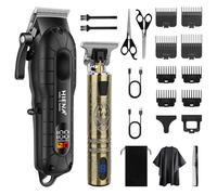 HIENA PRO Macchina Da Taglio Capelli Uomo Tagliacapelli Professionale Uomo Rasoio Barba Maschio Kit Barbiere Con Display LED Intelligente