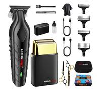HIENA PRO Professionale Hair Clipper Rasoio Elettrico Foil Shavers Kit per Uomini Regola Barba Elettrico Uomo Trimmer Set Capelli a Regolabarba Uomo