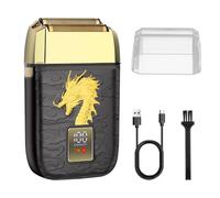 HIENA PRO Rasoio a batteria per uomo, rasoio professionale di precisione per calvo, doppio lobo con LED, rasoio elettrico, ricarica USB, regali per uomini