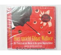 Hier Spricht Edgar Wallace - Gelesen von Peer Augustinski - Hier Spricht Edgar Wallace - Gelesen von Peer Augustinski - Hier spricht Edgar Wallace - Der Frosch mit der Maske und Der grüne Bogenschütze Hörbuch CD [2 CDs]