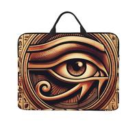 Hieroglyphs-Eye-Of-Horus - Custodia per computer portatile da 14", con chiusura a cerniera