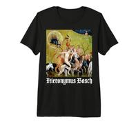 Hieronymus Bosch Il Giardino delle delizie Terrene Maglietta Premium