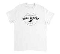 HIESBCXZ I Ate at The Bare Beaver Funny T-Shirt White XXL