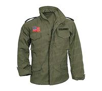 HiFacon John Rambo First Blood Sylvester Stallone M65 Militare US Army Verde Oliva Giacca Cappotto in Cotone, Verde oliva, XXL