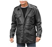 HiFacon John Rambo US Army M65 Field Jacket Uomo Militare M-65 4 Tasche Cappotto