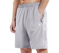 HIFEOS Pantaloncini Sportivi Uomo Con Tasca Con Cerniera per Running, Fitness, Tennis, Jogging - Leggero