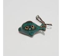 HIFFEY Flauto for Strumento Musicale Ocarina Contralto a 6 Fori in Ceramica con Cordino for Studenti Principianti (Color : Fish Green)