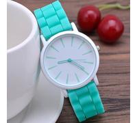 HIFFEY Orologi da Donna alla Moda Orologi da Polso Casual al Quarzo da Donna di Lusso Cinturino Sportivo Classico in Silicone da Donna (Color : Mint Green)