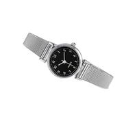 HIFFEY Orologi da Donna con Cinturino in Argento Orologio da Polso da Donna Piccolo Orologi da Donna Orologi da Donna alla Moda Orologio (Color : Black)