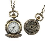 HIFFEY Orologio da tasca da donna vintage alla moda in lega retrò scava fuori fiori ciondolo orologio maglione collana catena orologi regalo da donna (Color : Style 3)