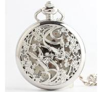 HIFFEY Orologio da taschino da uomo con design a forma di creatività vuota da 10 pezzi, orologio da tasca meccanico unisex a carica manuale, regali di Natale (Color : B)