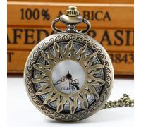 HIFFEY Regalo da uomo con collana for orologio da tasca vintage dal design cavo creativo