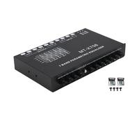 HiFi 7 Bande Equalizzatori Auto Con Costruito In Crossover Amplificatore Per Regolazione Stereo Precisa Dinamica Dinamica Del Suono Controllo Dell'automobile