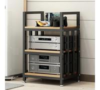 HIFI Audio Rack 3/4 Tier Multi Layer Floor Standing Cabinet per Soggiorno Studio di Registrazione Media Center TV Giradischi & Stereo Stand Home Entertainment Mobili