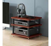 HiFi Audio Rack Piccolo Desktop Media Console Stand Stereo Componenti Cabina, Audio Video Tower Scrivania Mensola Organizzatore Per Amplificatore Altoparlante Record