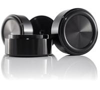 Hifi Lab Piedi in alluminio solido 39x17 Alu Audio Recinzione Piedi Argento Assorbitore 4x