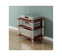 HiFi Rack AV Ma Stand Armadio Ste in Legno per o Video Display Aperto Sto Tower per Giradischi Amplificatore Console di Gioco Home Theater Pelliccia