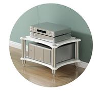 HiFi Rack AV - Supporto TV a 1/2/3/4 stadi per amplificatore e altoparlanti, soluzione di archiviazione di alta qualità per home theater e configurazione del sistema musicale