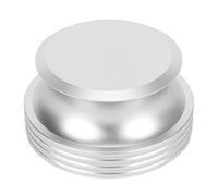 HiFi Record Weight Stabilizer for Turntable Disc, Aluminum Alloy Material, Reduce Resonance and Vibration, Improve Sound Quality, excellent Record Lovers (Silver)