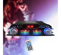 HiFi Stereo Power Amplifier DC 12V Karaoke Player per Car Home Theater Party