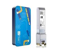 HiFiber 1x Modulo Transceiver SFP+ RJ45 10G, Chip Marvell 113C, 30m | Auto-Negotiation 10G/5G/2,5G/1,25G,compatibile con Cisco SFP-10G-T-S,Ubiquiti UniFi,TP-Link,D-Linke altri switch aperti