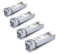 HiFiber 4x Modulo Transceiver Fibra SFP+ LR Singlemode 10G LC, 10GBase-LR | Compatibile con Cisco SFP-10G-LR, Ubiquiti UniFi UF-SM-10G, MikroTik, Meraki, Netgear, D-Link, TP-Link e altri switch aperti.