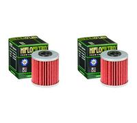 Hiflo Quantità 2 - Filtro Olio HF207, Compatibile con Strada, Scooter, Motocross, Enduro, ATV, UTV, Marine Fuoribordo, Motoslitte