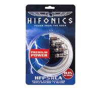 HIFONICS HFP-5RCA Cavo Stereo Premium Cinch OFC Rame 5 M 3-Fold Scudo