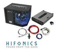 Hifonics MBP-1000.4 Basspack 4 Canale Mercury Amplificatore + Subwoofer + Cavi