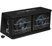 HIFONICS TDA-200R Subwoofer AMPLIFICATO Dual 20 600 Watt In Cassa Box Doppio Sub