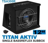 Hifonics TSA300R Attivo Active Subwoofer 12 " 30cm Bass Reflex Con Built-In Fine