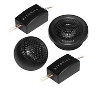HIFONICS VX6.2 T - Tweeter al neodimio in tessuto da 25 mm della serie di altoparlanti Vulcan | 1 coppia | altoparlanti EInbau per fan di Car-HiFi