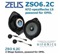 Hifonics ZSO 6.2C 16,5 CM (6.5 ") Altoparlante Compatibile Con Opel Adam