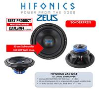 Hifonics ZXE12S4 Subwoofer 30 CM (12 ") 600 Watt, 4 Ohm, Zeus Zxe Serie Woofer