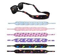 Hifot 6 Pezzi Laccio Occhiali Bambini, Neoprene Cordino per Occhiali Galleggiante Cinturino Catena Occhiali Sole Catenine e Cordini per Sport Nuoto