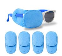 HIFOT benda occhio pigro bambini 4 Pezzi, eye patch coprente per occhio pigro ambliopia