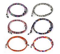 Hifot Laccio Occhiali 6 Pezzi, Cinturino Catena Occhiali Sole, Catenine cordini Occhiali Lettura per Sport Donna Uomini Bambini